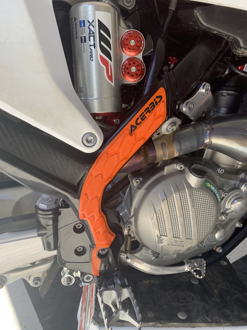 thumbnail image 2 of Acerbis X-grip Frame Guard - Red/black (2801941018 Review Acerbis... 2 of 13