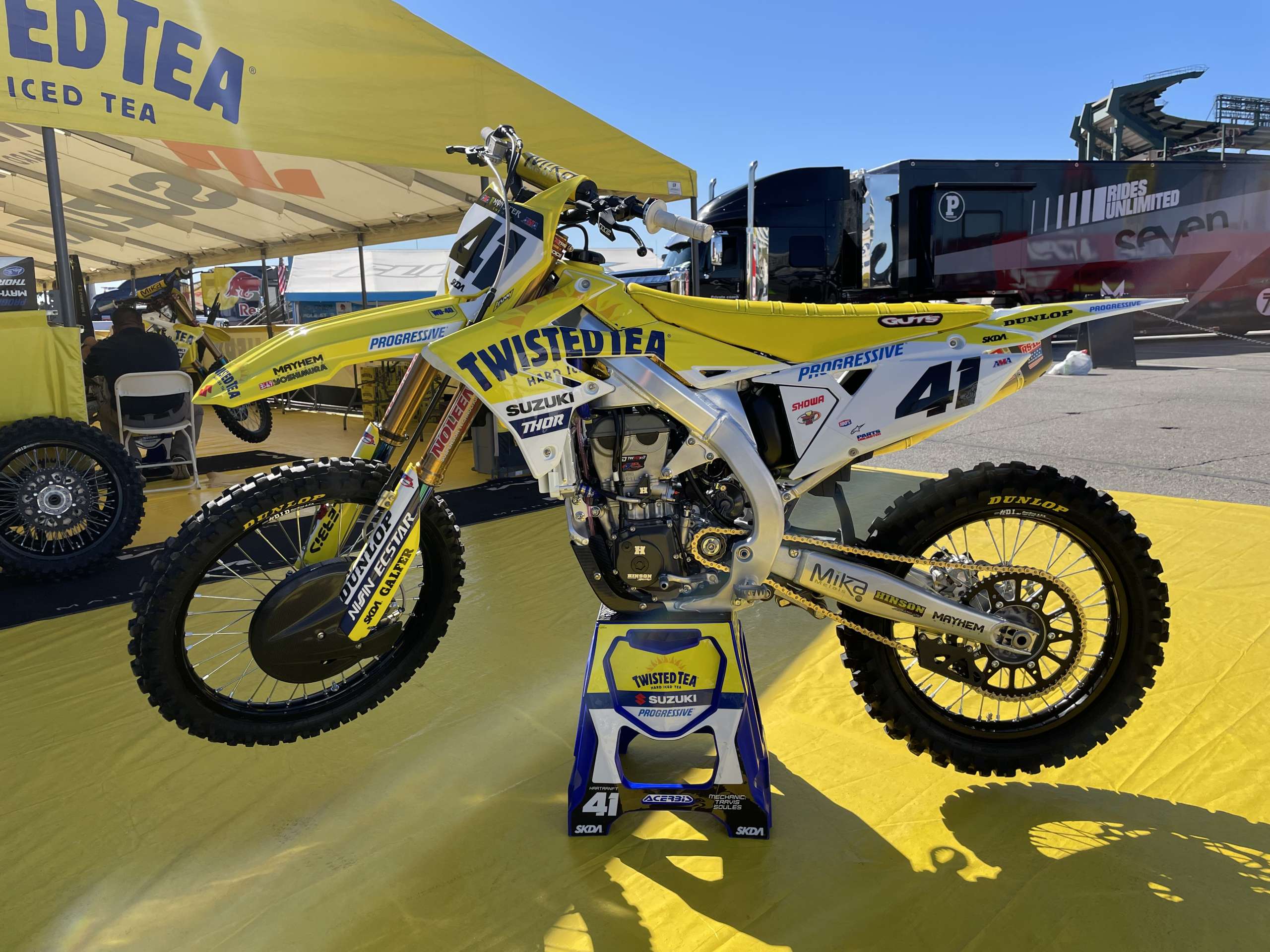 Inside Brandon Hartranft’s HEP/Twisted Tea Suzuki RMZ450 Keefer, Inc
