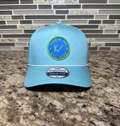 "K Check" Hat Sea Green